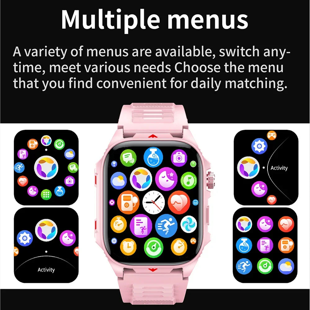 Bluetooth Smartwatch With Call & Fitness Tracking