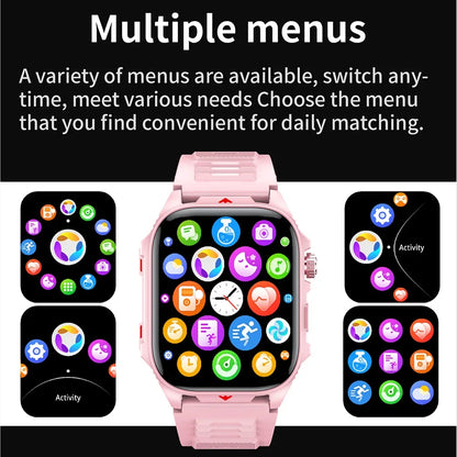 Bluetooth Smartwatch With Call & Fitness Tracking