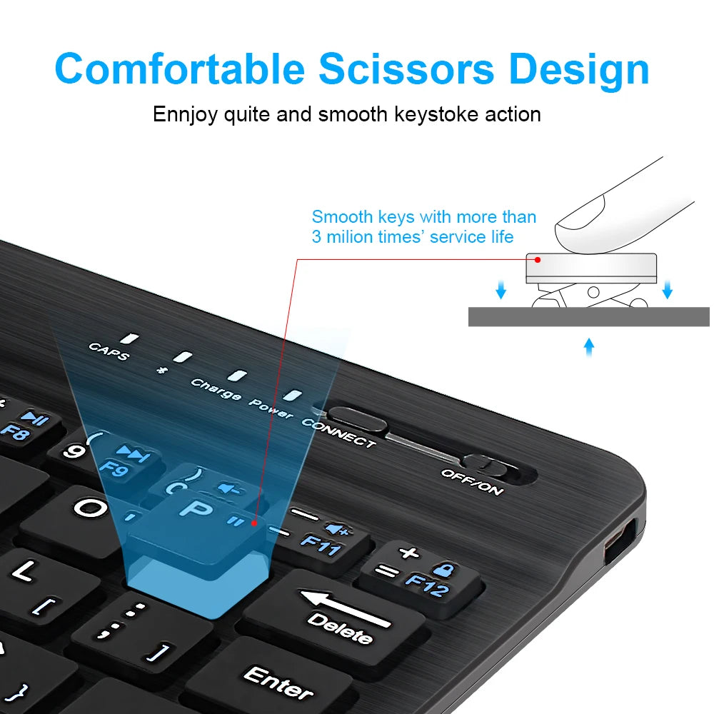 VELUNO Mini Wireless Bluetooth Keyboard