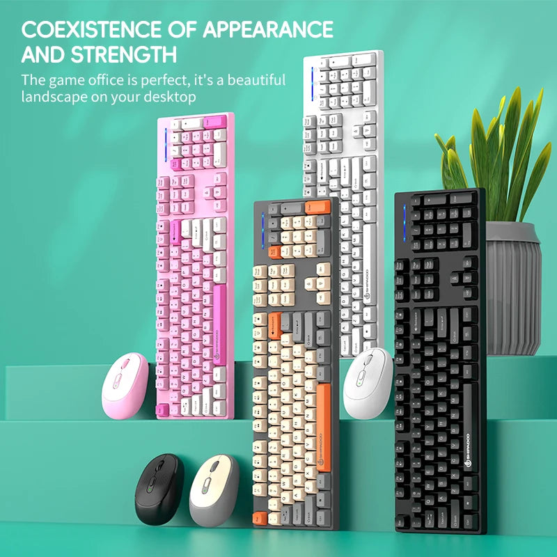 VELUNO Wireless Gaming Keyboard & Mouse Combo