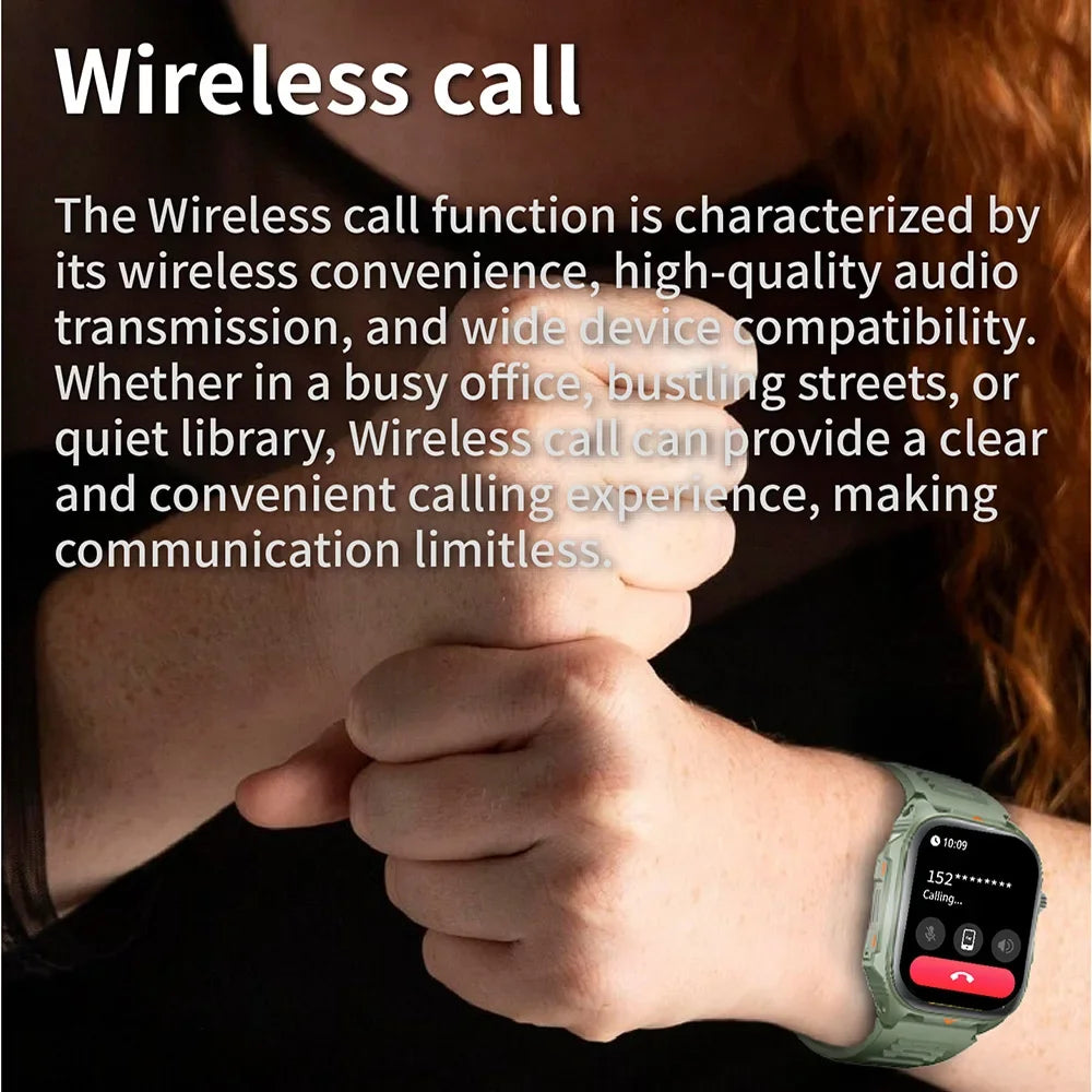 Bluetooth Smartwatch With Call & Fitness Tracking
