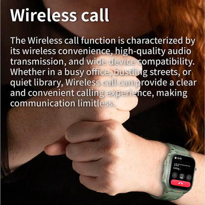 Bluetooth Smartwatch With Call & Fitness Tracking
