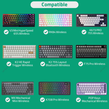 VELUNO 75% Mechanical Keyboard Hard Case