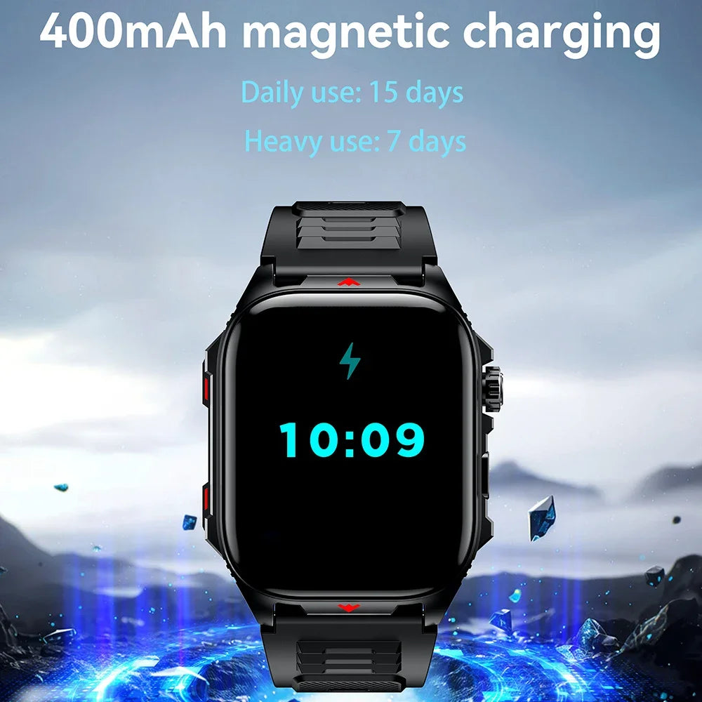 Bluetooth Smartwatch With Call & Fitness Tracking
