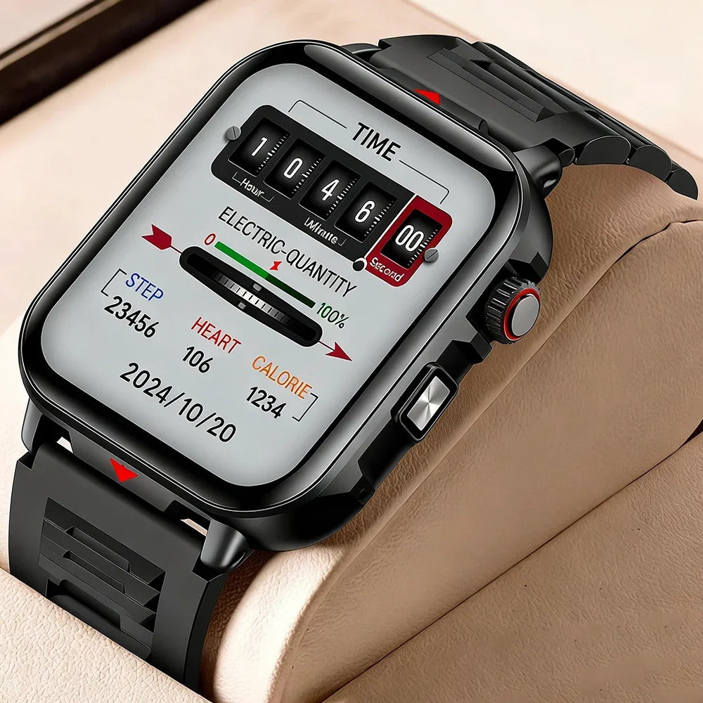 Bluetooth Smartwatch With Call & Fitness Tracking